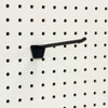 6" Lightweight Plastic Pegboard/Slatwall Hook-Black
