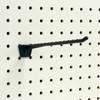 8" Lightweight Plastic Pegboard/Slatwall Hook-Black
