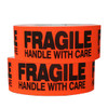Fragile Handle with Care Label 2" x 5" per roll 500