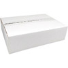 #120 - 12"l x 8-3/4"w x 3"h  Corrugated White Shipping Box