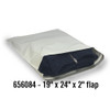 19" x 24" x 2" flap White/Grey ecomm Poly Mailer Shipping Envelope Bag