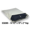 14 1/2" x 19" x 2" flap White/Grey ecomm Poly Mailer Shipping Envelope Bag