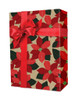 24" x 200' Field of Poinsettias Kraft Gift Wrap