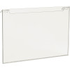 Acrylic 7"h x 11"w Sign Holder for Slatwall/Gridwall