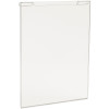 Acrylic 8-1/2"w x 11"h Sign Holder for Slatwall/Gridwall