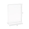 Acrylic 5"w x 7"h Double Sided Sign Holder