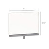 Acrylic & Chrome 5-1/2"h x 7"w Sign Holder