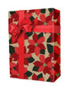 24" x 833' Field of Poinsettias Kraft Gift Wrap