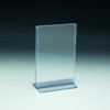 5"w x 7"h Top Loading Acrylic Straight Sign Holder