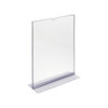 5"w x 7"h Top Loading Acrylic Straight Sign Holder