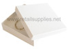 #44 White Swirl Jewellery Box - 4" x 4" x 1"