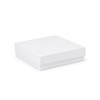 White Kraft #33 Premium 3-1/2" x 3-1/2" x 1" Jewellery Box