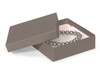 Grey #33 Premium 3-1/2" x 3-1/2" x 1" Jewellery Box