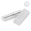 White Swirl #82 Premium 8"x2"x7/8" Jewellery Box