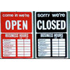 Small Open/Closed Sign