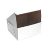 10" x 10" x 5" White Cupcake Bakery Box to fit 6 Regular Cupcakes