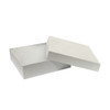 White Swirl #33 Priced Right - 3-1/2"x3-1/2"x1" Jewellery Box