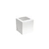 4" x 4" x 4" Premium White Coated Cupcake Bakery Box With Window