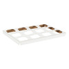 Regular 12 Cup Cupcake Inserts for Folding Bakery Boxes