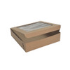 Kraft Window Pie/Bakery Box 10" x 10" x 2-1/2"