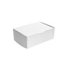 10" x 7" x 3-1/2" White Bakery Donut Box