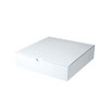 #125 White Pop N' Lock Giftware Box - 12" w x 12" d x 5.5" h