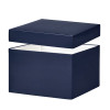 8"x8"x5" Deluxe Gourmet Gift Box-Navy Blue