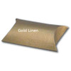 Gold Linen Gift Card Pillow Box 3-3/8" x 3-3/8" x 1-1/8"