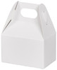 4" x 2-1/2" x 2-1/2" Mini Gable Box-White