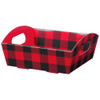 8-1/4"l x 7-1/2"w x 2-1/2"h Presentation Tray Buffalo Plaid