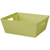 12"l x 9-1/2"w x 4-1/2"h Sage Basket Tray