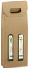 375 ml Oil & Vinegar Bottle Carrier - Natural Kraft - 5-1/8" x 2-1/2" x 13-1/4" - ea.