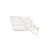 WTE/2412 White Straight Gridwall Wire Shelf - ea.