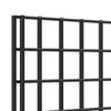 Black 2'x6' 2 ft. Wide Portable Wire Gridwall Panels