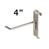 4" Chrome Gridwall Hook