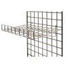 GWS/93 Chrome Heavy Duty Straight Gridwall Shelf - ea.