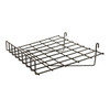 BLK/91 - Black Heavy Duty Slanted Gridwall Shelf - ea.