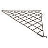 Black 24'' Triangle Grid shelf - ea.
