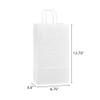 Puma - Double Bottle 6-11/16" x 3-1/2" x 12-15/16" Matte White Paper Shopping Bags