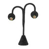 4"h Black Teardrop Earring Display