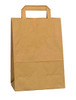 PetiteTempo 8-1/4"x4-3/4"x11-1/2" HD Square Handle Kraft Paper Shopping Bags
