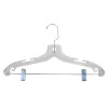 Classic 17" Adult Suit Hanger Clear Heavyweight