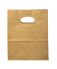 Parker 8"w x 4"d x 10"h(7-1/2" to bottom of handle) 100% Recycled Kraft Die Cut Handle Bag