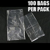 7"x12" Clear Poly Bags 100 Bag Pack
