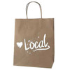 Love Local Kraft Paper Shopping Bags - Vanity - 10"x5"x13-1/4"