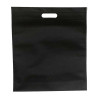 Black Non-Woven Bag 16"W x 4" bottom gusset x 18"H