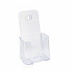 Single Countertop Brochure Holder 4-1/4" wide for 3 fold brochures