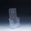 Single Countertop Brochure Holder 4-1/4" wide for 3 fold brochures