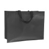 Large Grey Upcycle Tote 18" x 14" x 7-1/2"