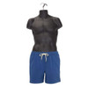 Black Male Half Round Form Mannequin
